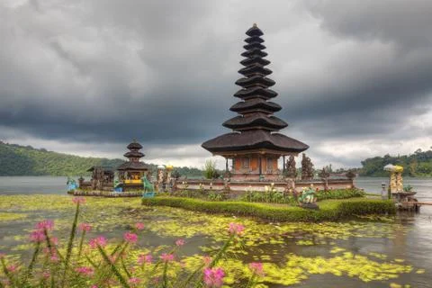 Ulun Danu Temple Stock Photos