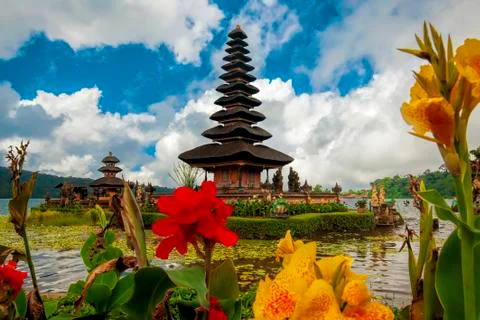 Ulun Danu Temple Stock Photos
