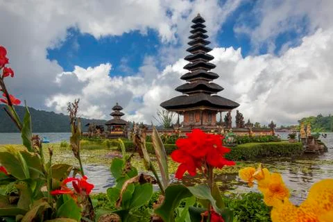 Ulun Danu Temple Stock Photos