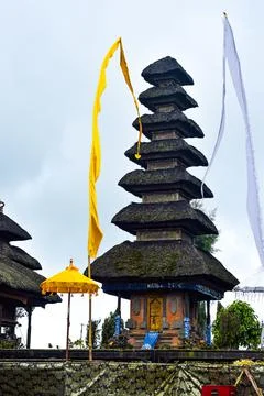 Ulun Danu Temple 스톡 사진