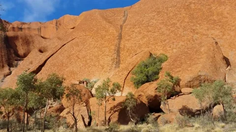 Uluru, Ayers Rock Outback Australian Landmark Red Desert Landscape 4K Vidéo 51766634