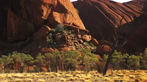 Uluru base pan-vertical 스톡 동영상 51853700
