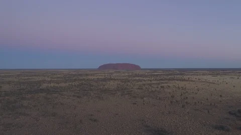 Uluru - Drone DJI 4Pro Flat Stock Footage