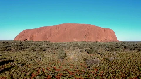 Uluru hill in Australia Video stock 74818569