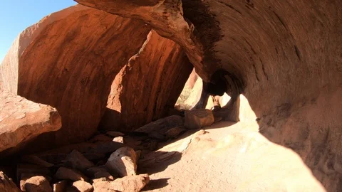 Uluru Mala walk Cave Stock Footage 118621448