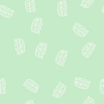 Uluru mountain line seamless pattern Stock Illustration