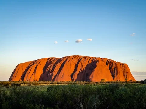 Uluru sunset timelapse 스톡 동영상 70827985