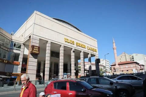 "ulus ?ehir ar??s?" or Ulus Town Bazaar market at Ankara Stock Photos
