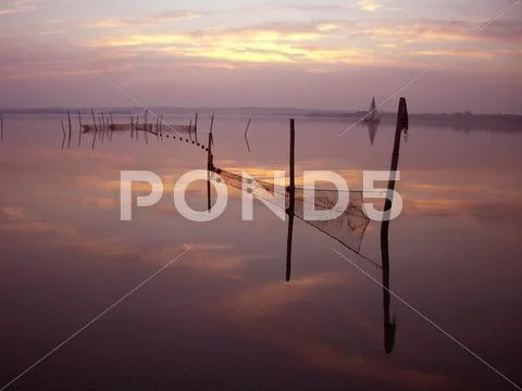 Ulvsund's Late Afternoon Reflections Stock Photos