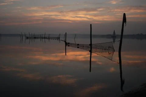 Ulvsund's Nets Stock Photos