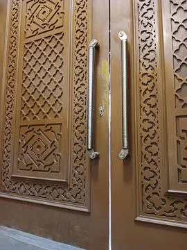 Umar Al-Khattab Mosque Almaty. Islamic architecture. Stock Photos