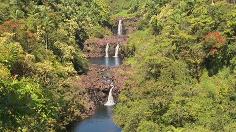 Umauma Falls Stock Footage 32206531