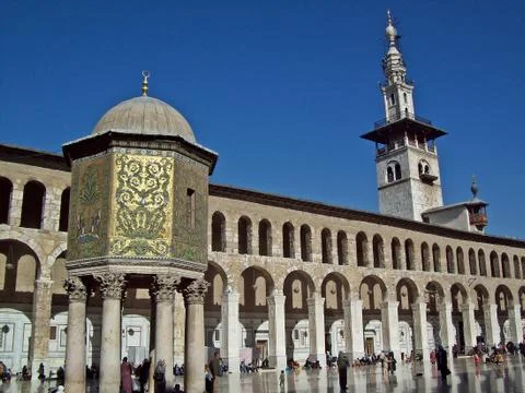 Umayyad mosque Stock Photos