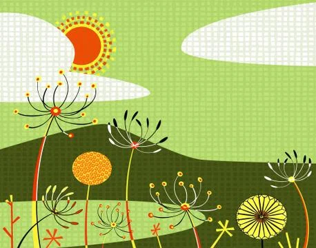 Umbellifers Stock-Illustration