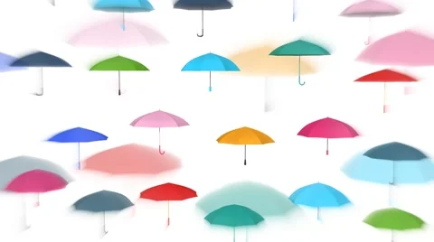 Umbrella background Stock Footage 43316933