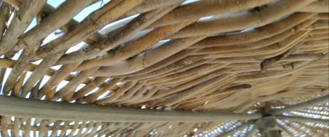 Umbrella on a Beach, Anamorphic 스톡 동영상 143152258