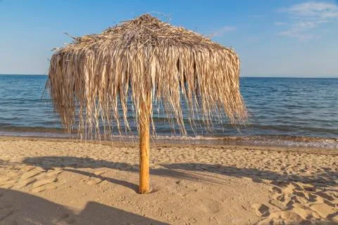 Umbrella on the beach Stock-Fotos
