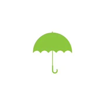 Umbrella flat vector icon Stock Illustration