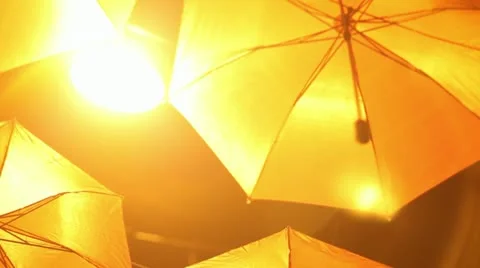 Umbrella Stock Footage 12421664