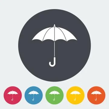 Umbrella icon. Stock Illustration
