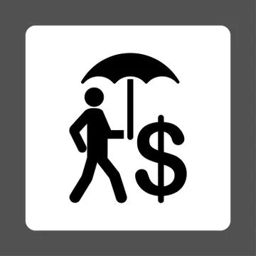 Umbrella icon Illustrazione stock
