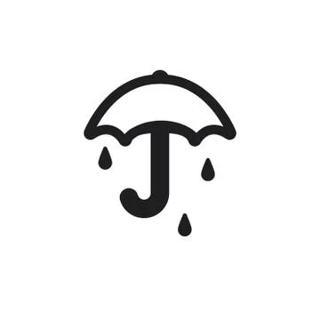 Umbrella icon. Stock Illustration