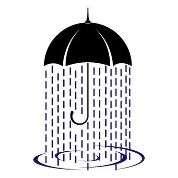 Umbrella icon. Stock Illustration