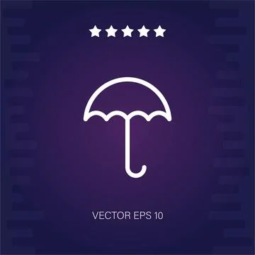Umbrella  icon Stock Illustration