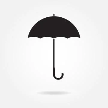 Umbrella icon or sign. Vector illustration. Illustrazione stock