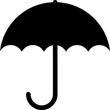 Umbrella icon sign. Stock Illustration