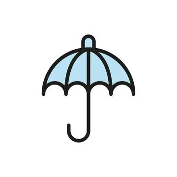 Umbrella icon vector design templates simple and modern Ilustración de archivo
