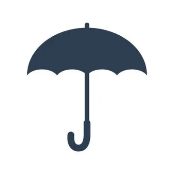 Umbrella Icon vector flat design Stock Illustration