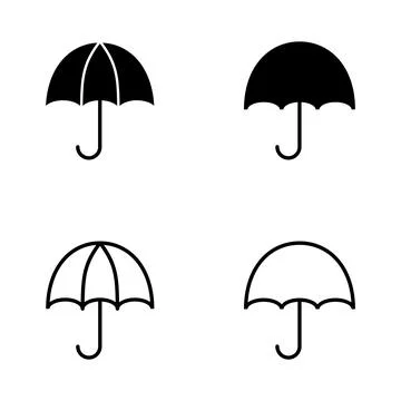 Umbrella icon vector. umbrella sign and symbol イラスト素材