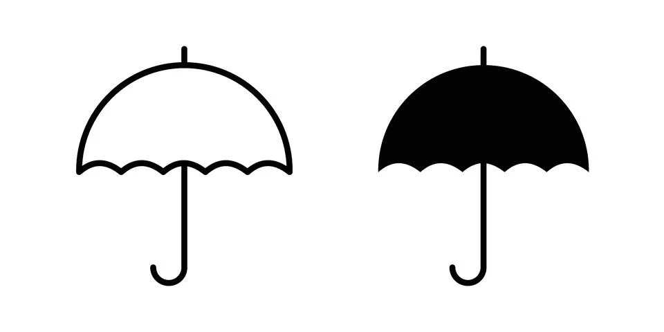Umbrella icon for web projects イラスト素材