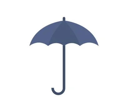Umbrella icon on white background Stock Illustration