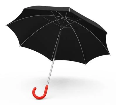 The umbrella Illustrazione stock
