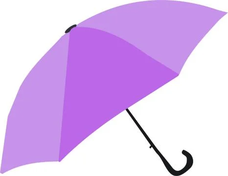 Umbrella isolated on white background Stockillustratie