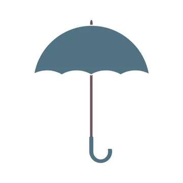 Umbrella isolated on white background. Vector colorful illustration. Stock Illustration