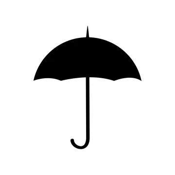 Umbrella isolated on a white background. Vector illustration Stock Illustration
