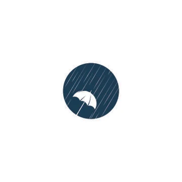 Umbrella logo Illustration