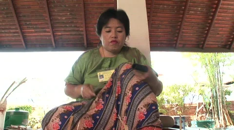 Umbrella making Stock Footage 567223