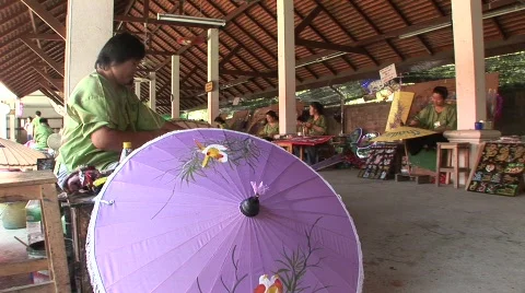 Umbrella making Stock-Footage 567247
