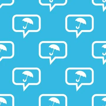 Umbrella message pattern Stock Illustration