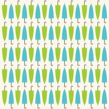 Umbrella pattern background design Illustrazione stock