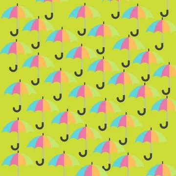 Umbrella pattern Stock Illustration