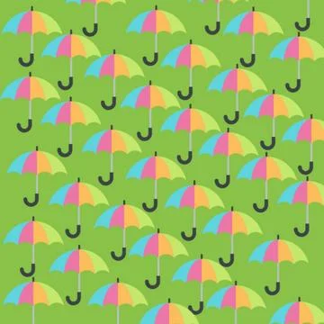 Umbrella pattern Stock Illustration
