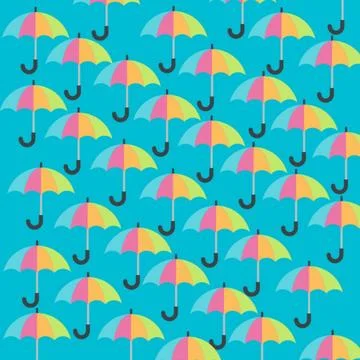 Umbrella pattern Stock Illustration