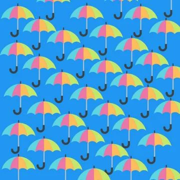 Umbrella pattern Stock Illustration