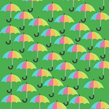 Umbrella pattern Stock Illustration