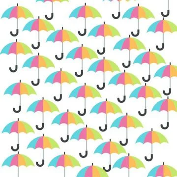 Umbrella pattern Stock Illustration